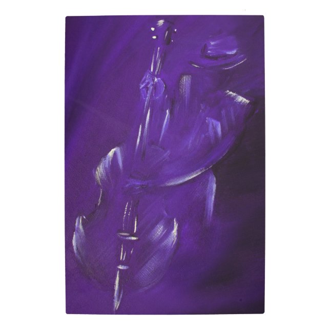 Impresión En Metal Bass Blues (Anverso)