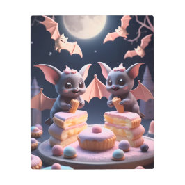 Impresión En Metal Bat Bakery | Cute Weird Halloween Art