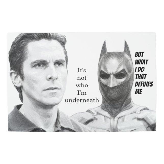 Impresión En Metal Batman begins wall art (Anverso)