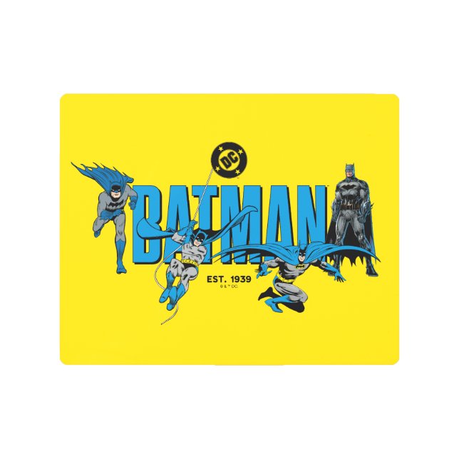 Impresión En Metal Batman Legends Forever Graphic (Anverso)