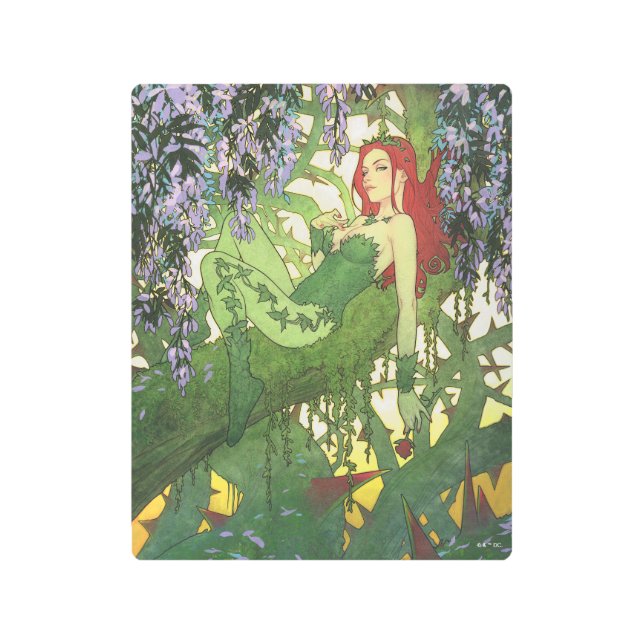 Impresión En Metal Batman Rebirth Poison Ivy Cover Illustration (Anverso)