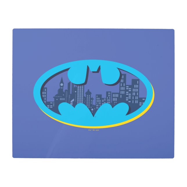 Impresión En Metal Batman | Símbolo de la ciudad de Gotham (Anverso)