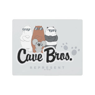 Impresión En Metal Bear Bears - Cave Bros. Representar