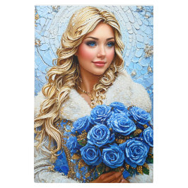 Impresión En Metal Beautiful Snow Maiden