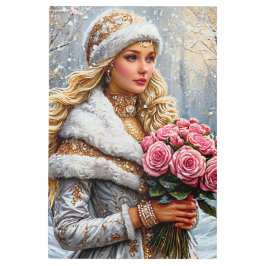 Impresión En Metal Beautiful Snow Maiden