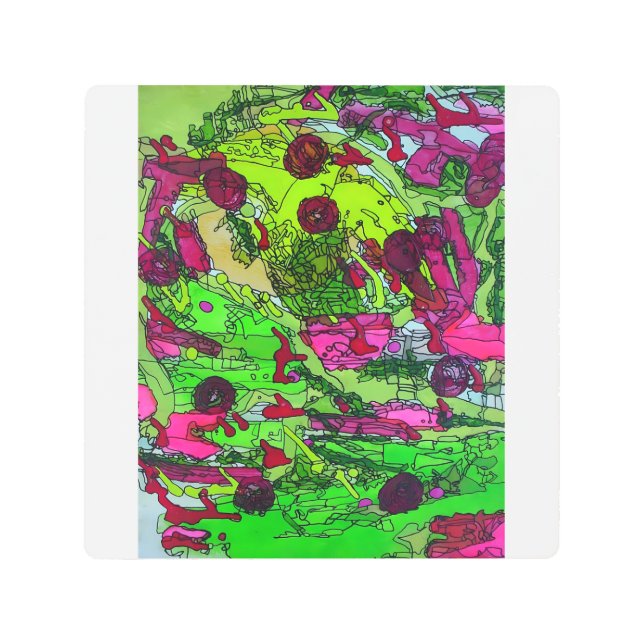 Impresión En Metal Bella Artes abstracto de Myself Marie Gage (Anverso)