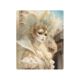 Impresión En Metal Bella máscara de carnaval de Venecia