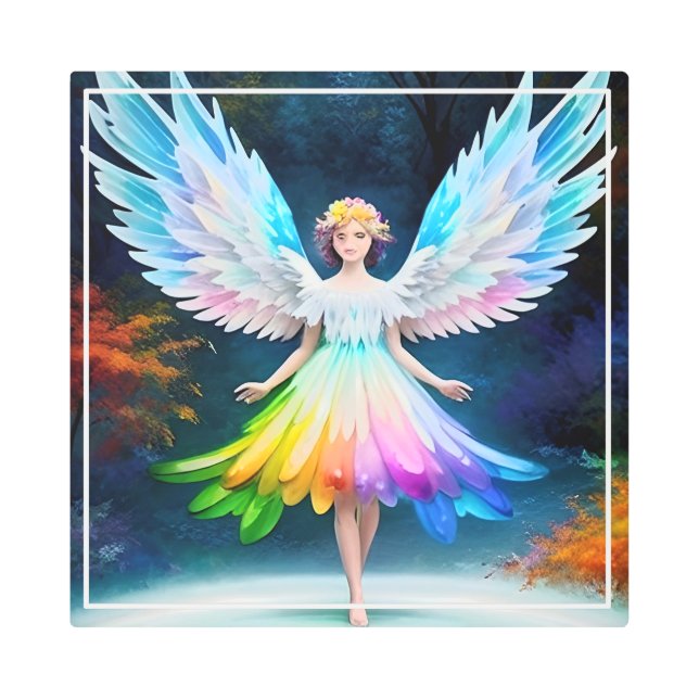 Impresión En Metal Bellas alas ángel Art-35444 (Anverso)