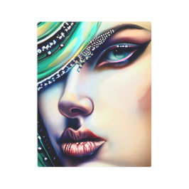 Impresión En Metal Belleza etérea Joyas Esparkly