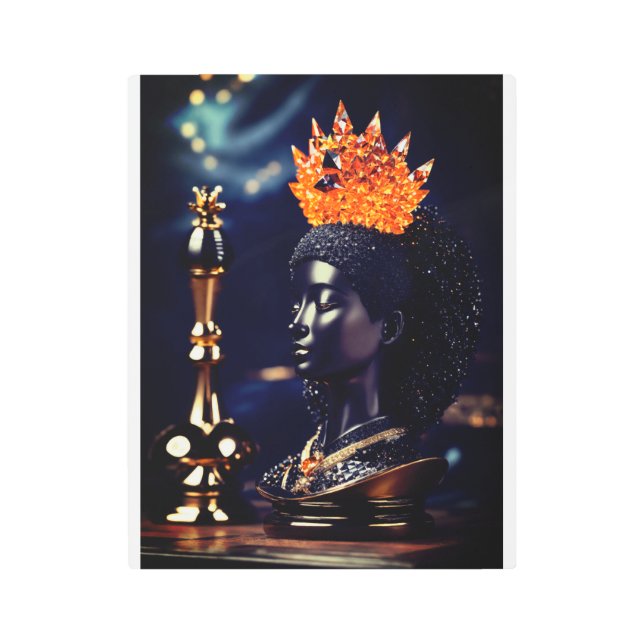 Impresión En Metal Belleza Regal: Las mujeres de la reina imprimen ar (Anverso)