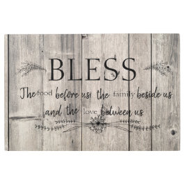 Impresión En Metal Benditos sean los alimentos antes que nosotros...