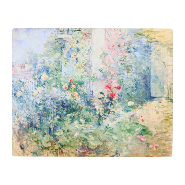 Impresión En Metal Berthe Morisot - El jardín de Bougival (Anverso)