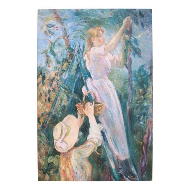 Impresión En Metal Berthe Morisot - The Cherry Picker (Anverso)