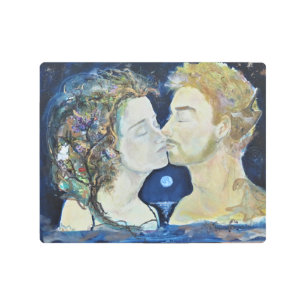 Impresión En Metal Beso - Madre Tierra Neptuno ama a Maureen Girard