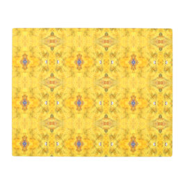 Impresión En Metal Bestia Azul Corriendo Amarillo