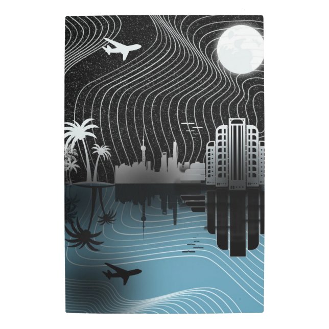 Impresión En Metal Bianco e nero (Anverso)