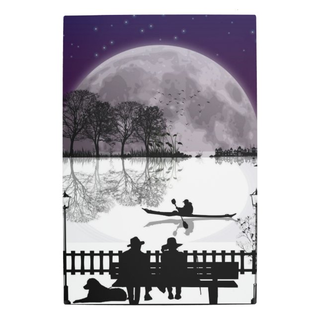 Impresión En Metal Bianco e nero (Anverso)