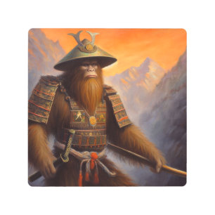 Impresión En Metal Bigfoot Samurai