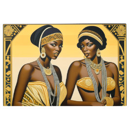 Impresión En Metal Black Art Deco Beauties Harlem Renaissance