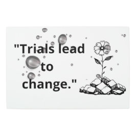 Impresión En Metal Bloom Through Trials – Strength from the Cracks