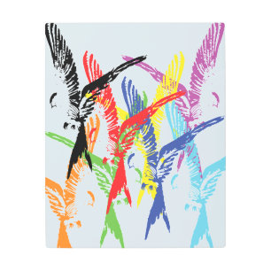 Impresión En Metal Bloqueo vibrante en movimiento