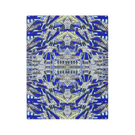 Impresión En Metal Blue Aéter Lattice