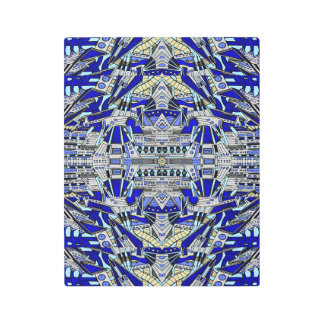 Impresión En Metal Blue Aéter Lattice