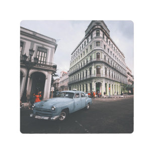 Impresión En Metal Blue Classic Vintage