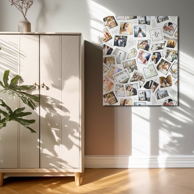 Impresión En Metal Boda Keepsake 30 Collage de fotos blanco ID1065 (Subido por el creador)