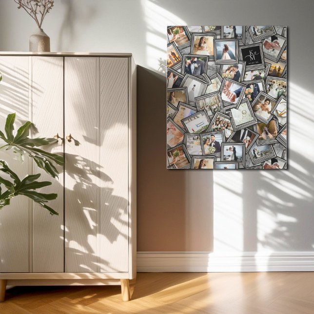 Impresión En Metal Boda Keepsake 30 Collage de fotos negro ID1065 (Subido por el creador)