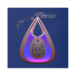 Impresión En Metal Boho My Treasure