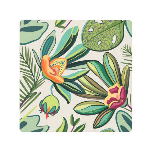 Impresión En Metal Bonanza botánica