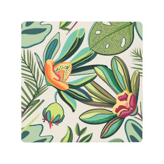 Impresión En Metal Bonanza botánica