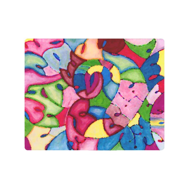 Impresión En Metal Bonito Bouquet (Anverso)