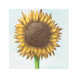Impresión En Metal Bonito Sunflower