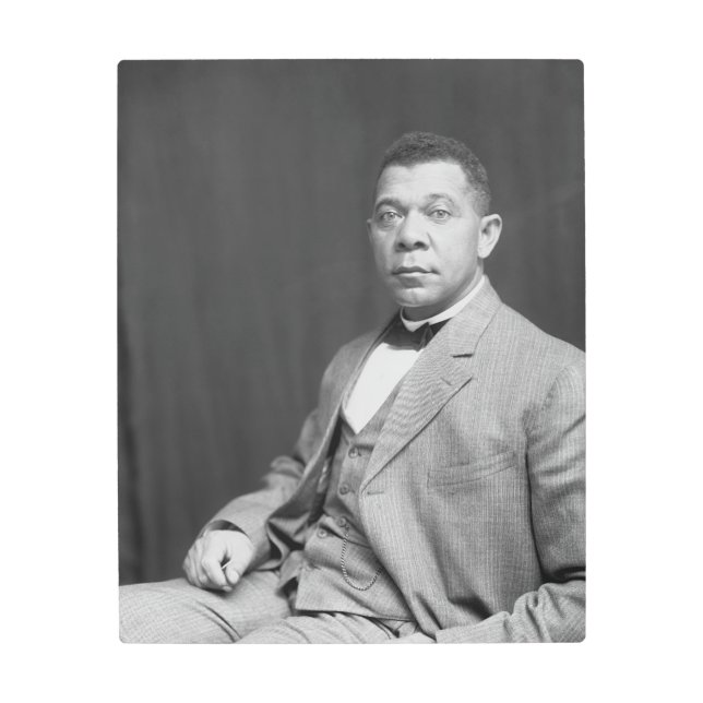 Impresión En Metal Booker Taliaferro Washington: Educador Negro (Anverso)