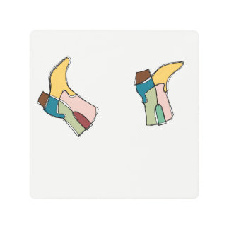 Impresión En Metal Boots in the Air 