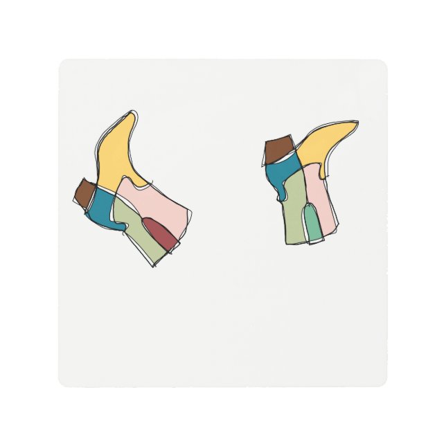 Impresión En Metal Boots in the Air  (Anverso)