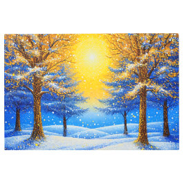 Impresión En Metal Bosque de invierno