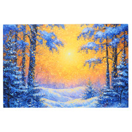 Impresión En Metal Bosque de invierno