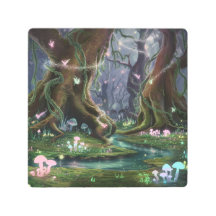 Bosque mágico de fantasía