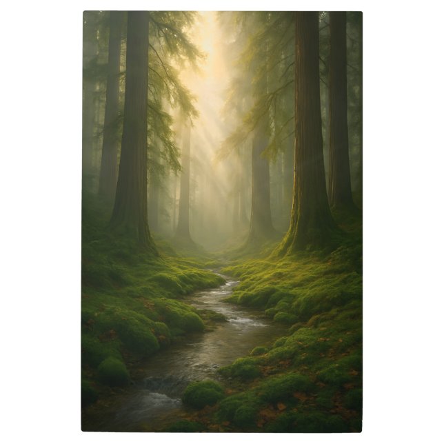 Impresión En Metal Bosque Susurrante (Anverso)