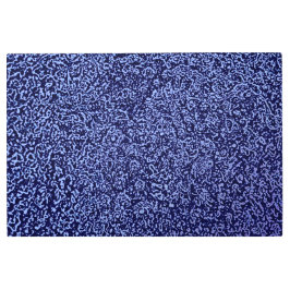 Impresión En Metal Botanical Pattern in Blue 1