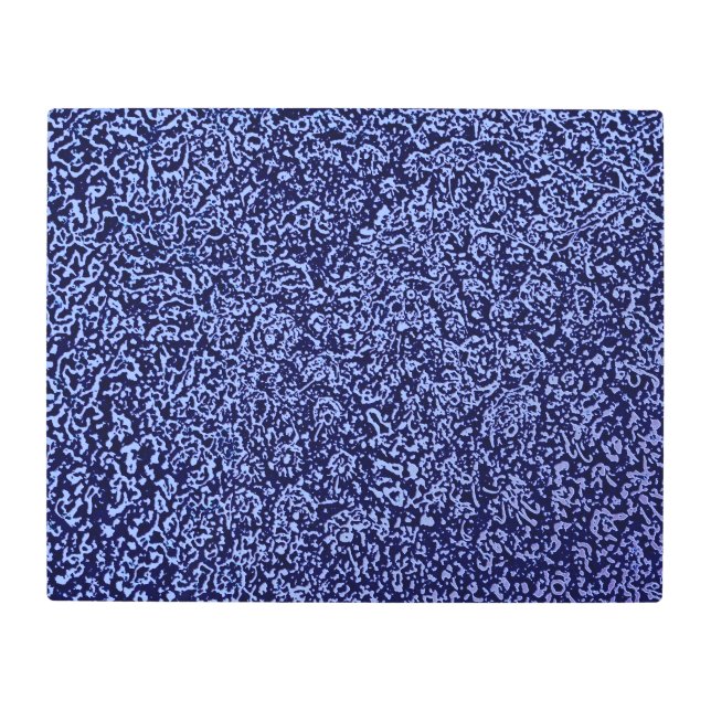 Impresión En Metal Botanical Pattern in Blue 1 (Anverso)