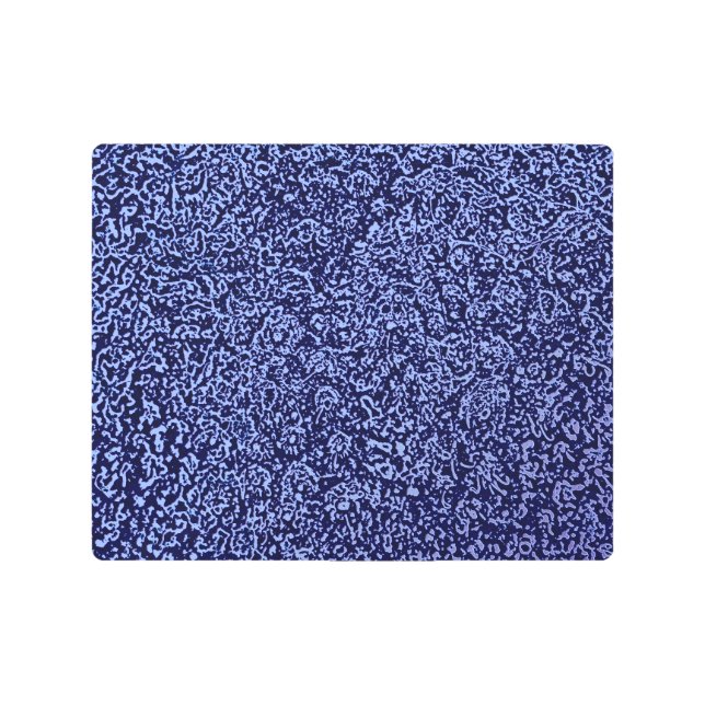 Impresión En Metal Botanical Pattern in Blue 1 (Anverso)