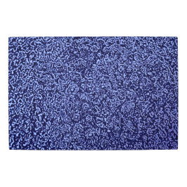 Impresión En Metal Botanical Pattern in Blue 1