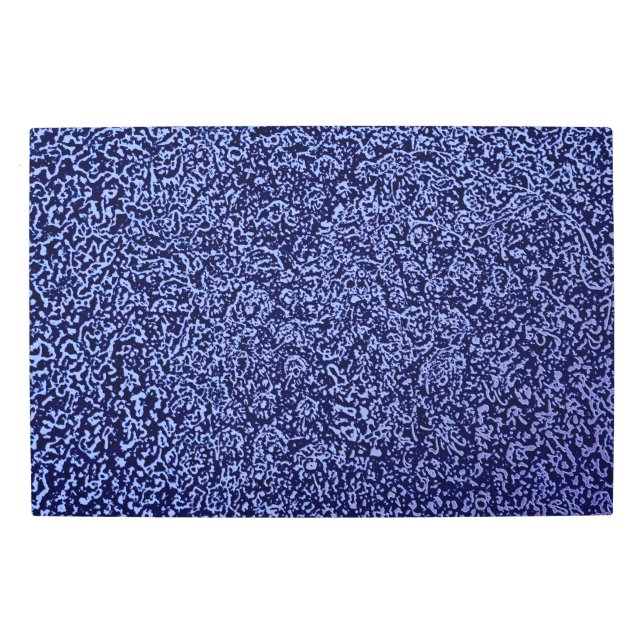 Impresión En Metal Botanical Pattern in Blue 1 (Anverso)