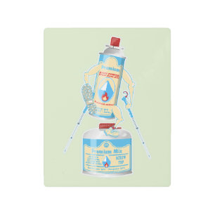 Impresión En Metal Botes de gas para la cocina del campamento excursi