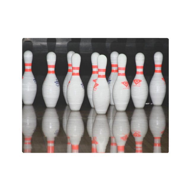 Impresión En Metal Bowling Pins (Anverso)