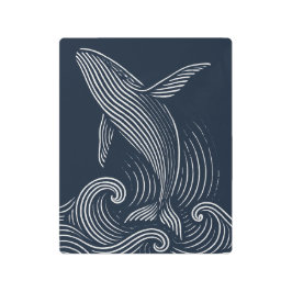 Impresión En Metal Breaching Whale Metal Print